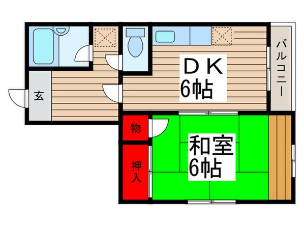 メゾン胡録台の物件間取画像